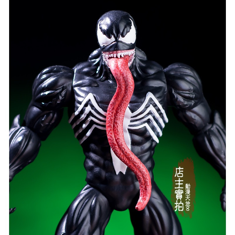 悦达 漫威毒液屠杀黑色蜘蛛侠玩具可动模型公