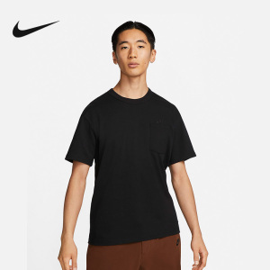 Nike耐克男子2022秋季新款运动休闲透气圆领短袖T恤DQ9296-010