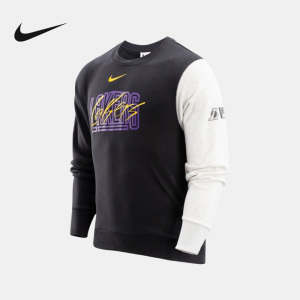 Nike耐克卫衣2023新款洛杉矶湖人队NBA 男子加绒运动衫DR9334010