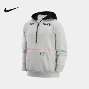 Nike耐克宽松卫衣TEAM 31 NBA加绒针织套头连帽衫球衣DR9084-025