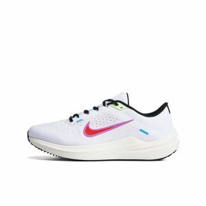 Nike 耐磨减震 低帮 跑步鞋 男款 白色 FJ1053-100