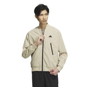 adidas Sportswear Urban Outdoor Jacket拉链运动休闲夹克外套草原棕IP4959