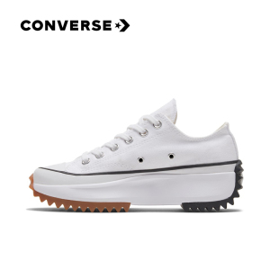 CONVERSE匡威官方Run Star Hike撞色厚底帆布运动鞋休闲鞋168817C