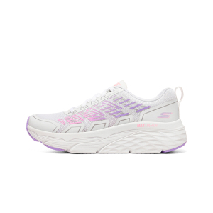 Skechers斯凯奇女鞋新款网面缓震跑步鞋舒适轻便休闲运动鞋128574-WMLT