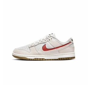 Nike耐克女鞋Dunk Low SE 85灰白红双层钩低帮休闲板鞋DO9457-100