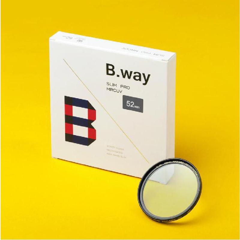 b.way 英国 兰道 铜圈 纤薄防水 uv镜 slim pro-mrc 52mm