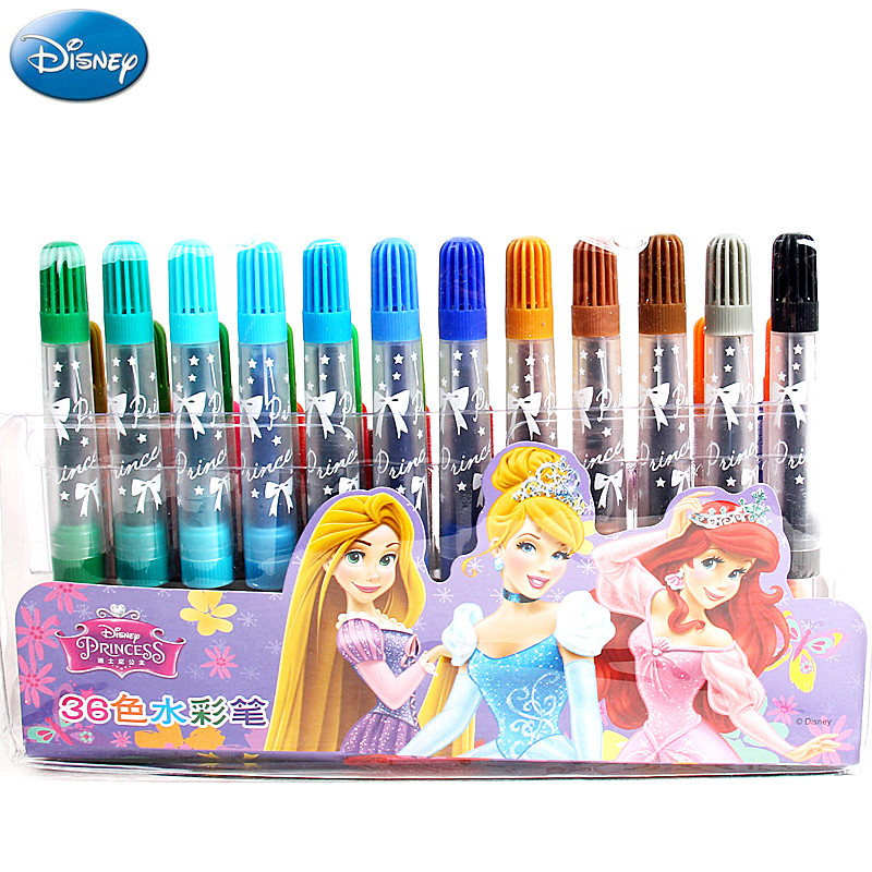 迪士尼米奇24色36水彩笔米奇儿童画画笔彩色