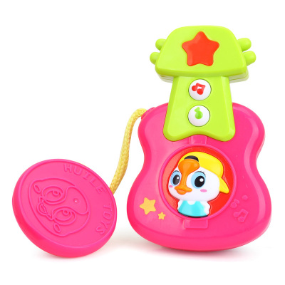 汇乐727车挂床挂宝宝推车挂件出行逗逗乐带音乐婴儿玩具0-1岁吉他一个