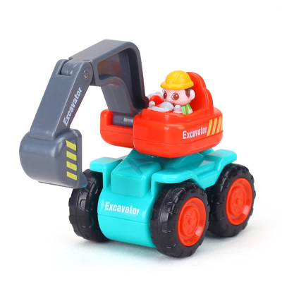 汇乐 口袋工程车 儿童玩具工程车 挖土机玩具 玩具铲车 玩具钩机 6款不同造型 13.9元随机发货一个