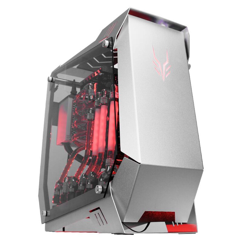 雷诺塔 i7 8700k/gtx1080 diy分体式水冷台式组装机游戏电脑主机