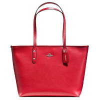 【苏宁美国直采】COACH 蔻驰 中号托特包City Zip Tote 拉链款 36875 58846 Coach女包