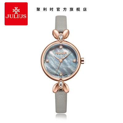2017年聚利时正品学生典雅贝壳面时尚简约表面女生石英手女表JA-975