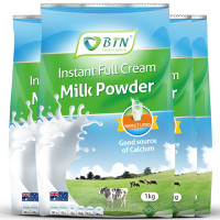 【4袋】BTN全脂成人奶粉学生孕妇老人补钙奶粉1Kg/袋 纯正澳洲奶源 保税仓发出