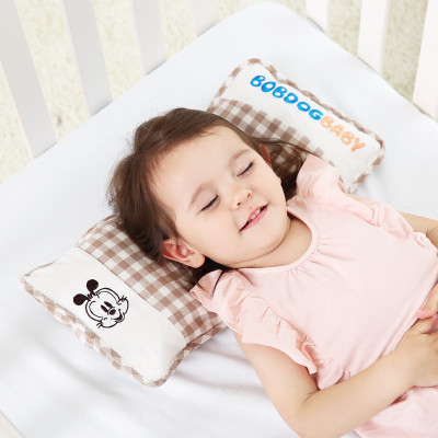 巴布豆 天然荞麦婴儿枕安睡新生儿婴儿枕头 纠正定型防偏头儿童宝宝枕头