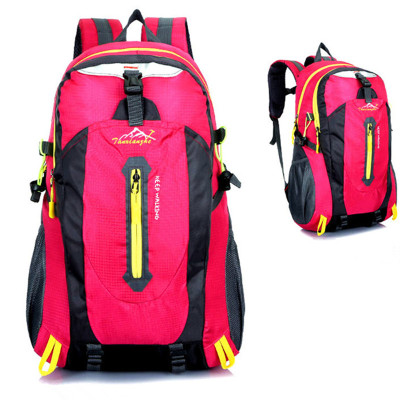 迪嘉乐(DI JIA LE) 大容量双肩包男士通用尼龙旅行包旅游背包中学生女生书包登山包潮40-60L