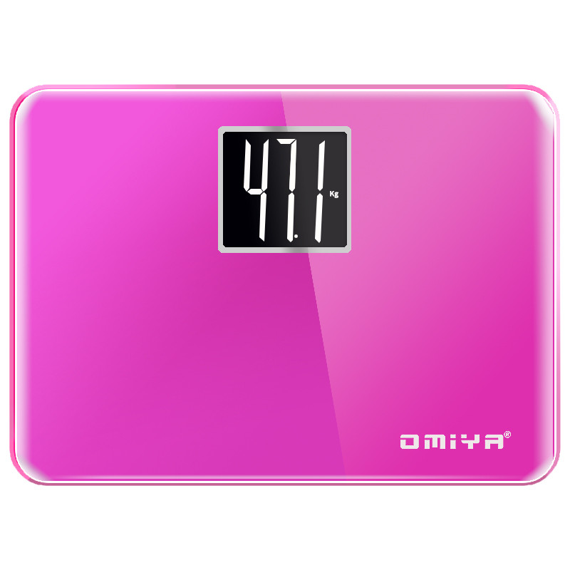 omiya pt_963 电子秤人体秤 精准电子称体重称 紫色