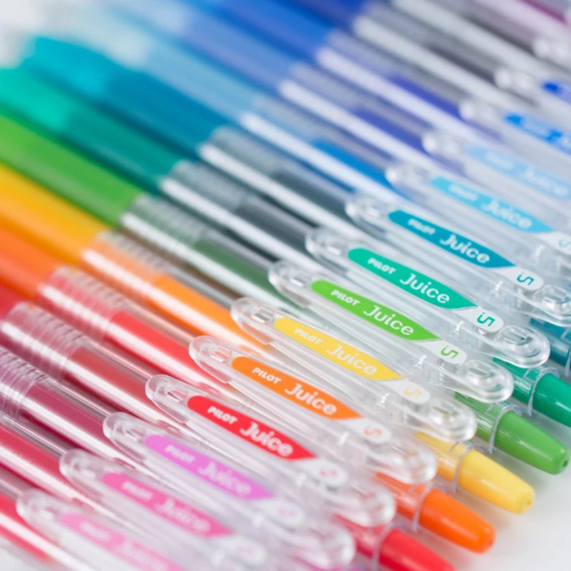 uoopink 日本百乐pilot多色水笔学生重点记号笔0.