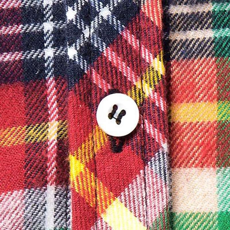 2015秋装新款长袖衬衫男韩版加厚男装格子衬衣 威廉爵驰(weilianjue