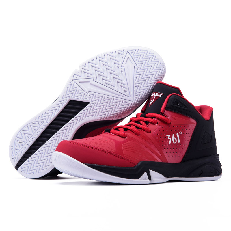 361度男鞋2017春季速度款篮球鞋nfo缓震战靴361高帮耐磨运动球鞋