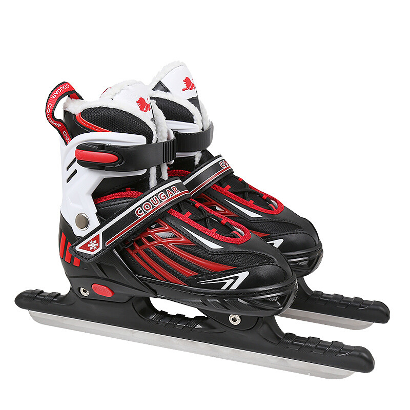 美洲狮儿童成人速滑冰刀鞋花样球刀鞋花刀鞋滑冰溜冰鞋m171028004