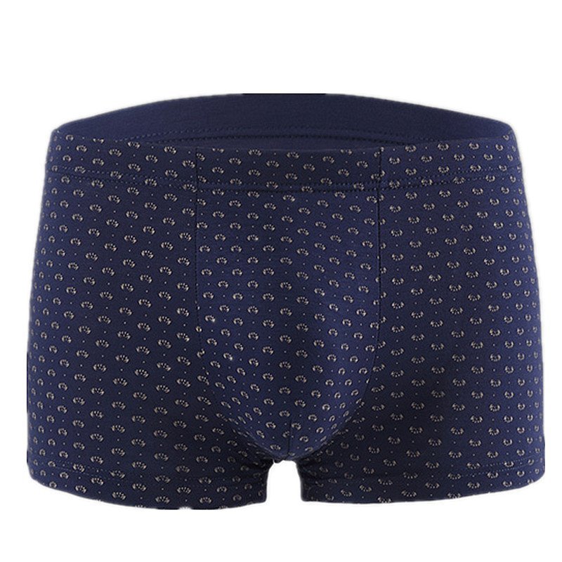 雅士凯 男士平角内裤 竹纤维 中腰圆点男式内裤 1282款 xxl-7xl