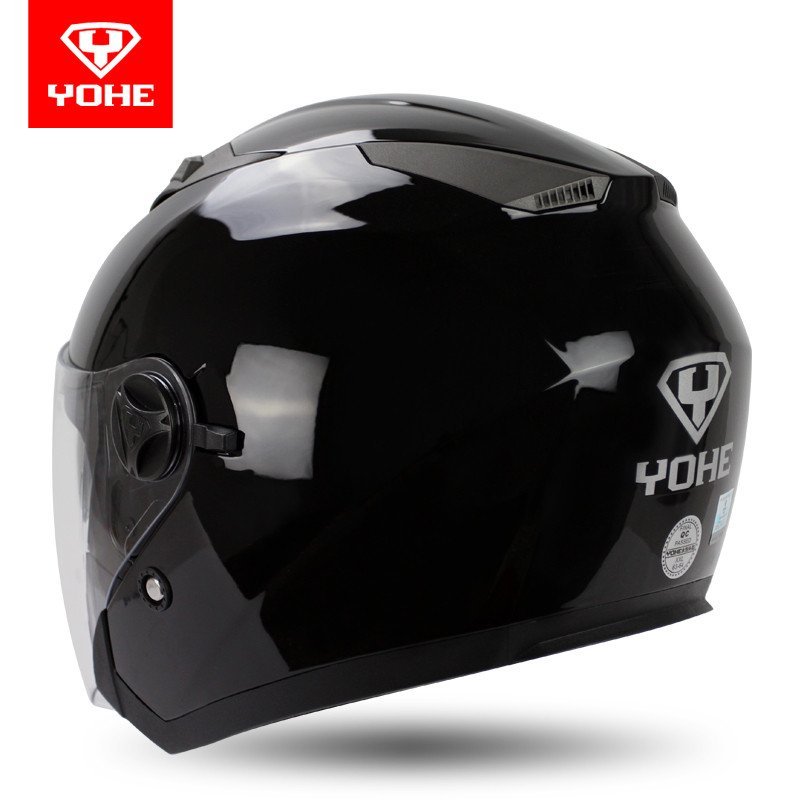 永恒头盔868 四季通用头盔摩托车头盔 双镜片电动车头盔安全帽