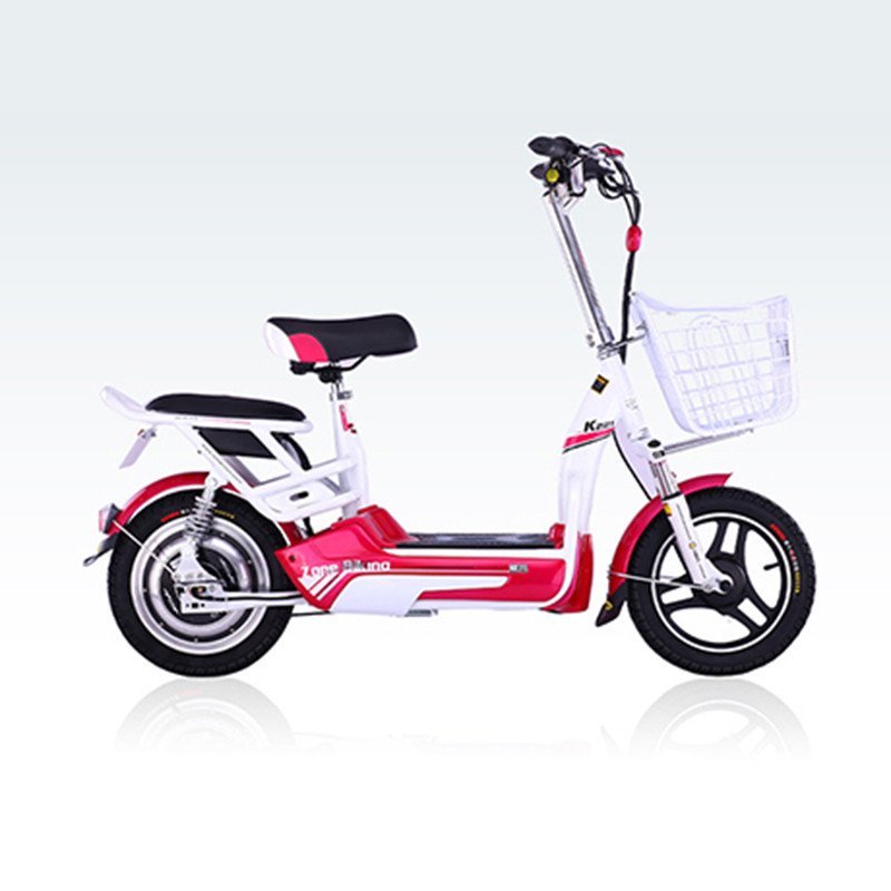 爱玛铅酸电动自行车mini家族系列小红果ttdt433z学生款超高性价比
