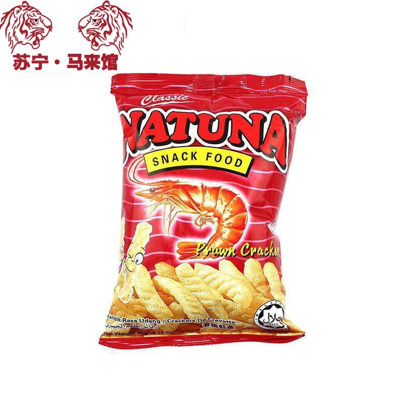 嘟娜/natuna 香脆虾条 60g*1袋 natuna进口膨化食品【价格 图片 品牌