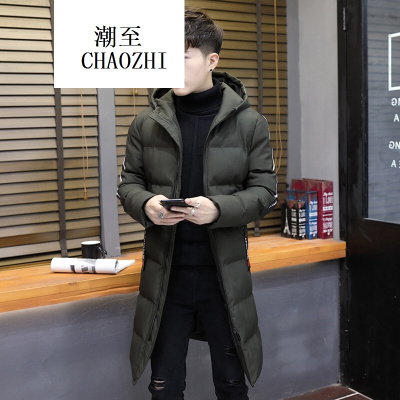 2017新款男士大码男士羽绒棉衣外套中长加厚男装棉袄冬季棉服时尚百搭潮流男装