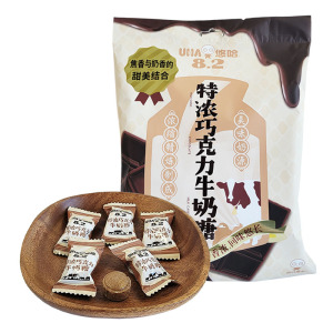 悠哈奶糖UHA牛奶糖特浓牛奶糖袋装300g结婚喜糖零食品