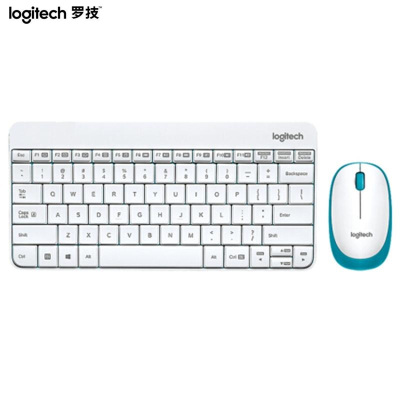 罗技（Logitech）无线键鼠套装MK245Nano无线鼠标无线键盘套装（白色）