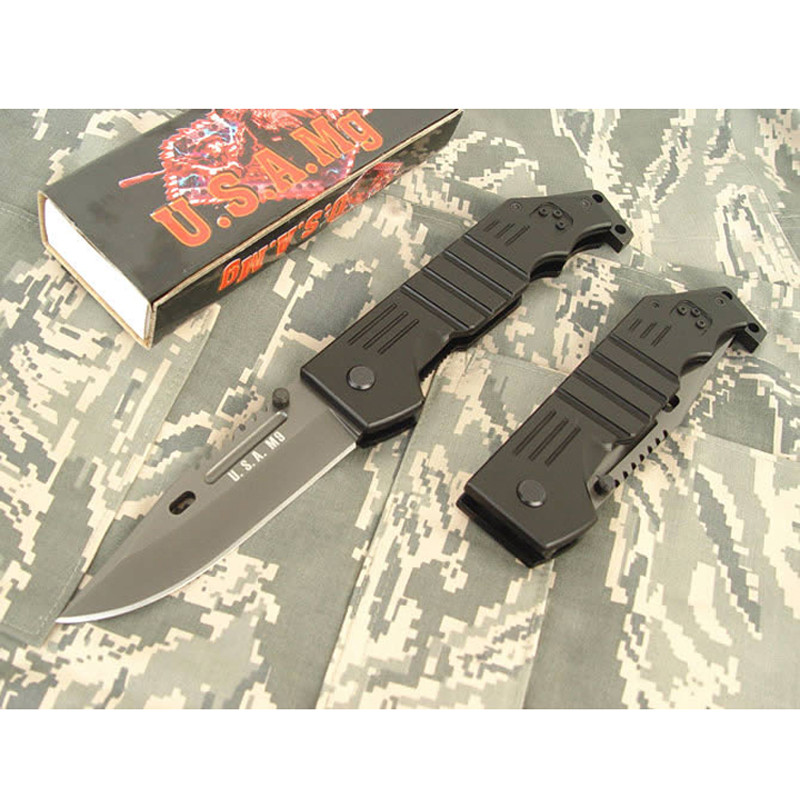 spikeusam9钛离子折刀野营折叠刀军刀户外刀具折叠刀求生刀折刀防身