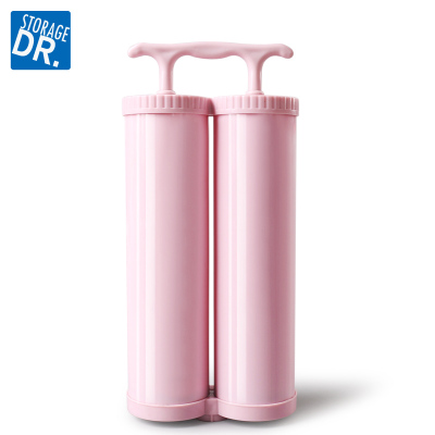 收纳博士真空压缩袋双管抽气筒升级款大号双桶省力手动抽气泵