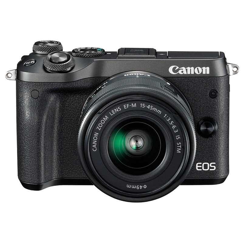 佳能(Canon)EOS M6 微单相机 (EF-M 15-45m