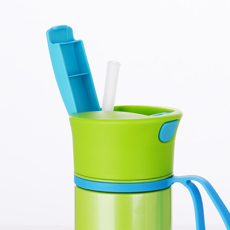 35l便携带吸管杯子可爱高档水杯 车载随行水壶