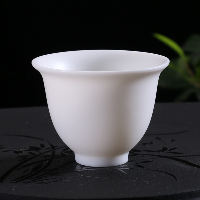 唐华/曾逸腾/德化白瓷茶杯纯手工建白瓷杯功夫茶杯主人杯/聚宝杯