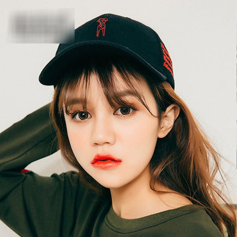 女春夏刺绣棒球帽休闲百搭情侣鸭舌帽学生帽子青年时尚街头帽女生帽子