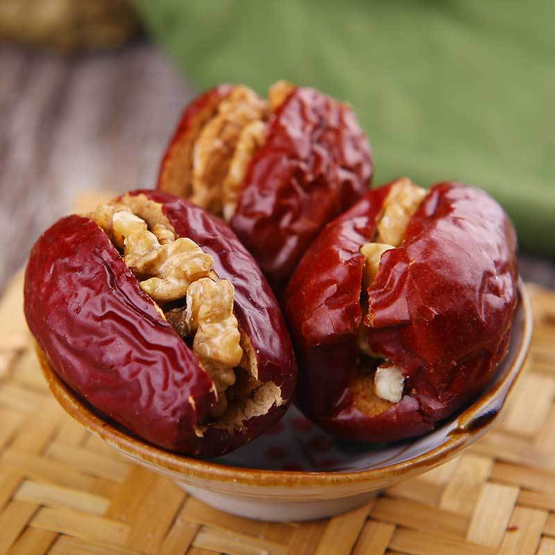 野三坡 红枣 大枣加核桃仁 枣夹核桃 河北特产 250g