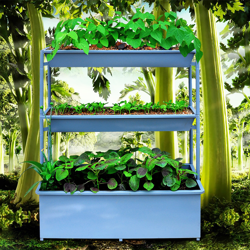 新滢 阳台菜园种菜盆种植箱屋顶种菜箱长方形种植槽