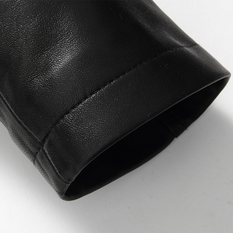 皇家铠撒春秋新款真皮皮衣男士绵羊皮机车皮夹克修身薄款皮衣外套