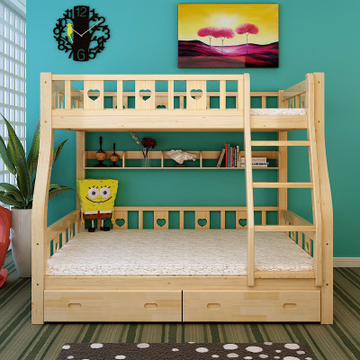 儿童高低床,造俩娃的独立空间