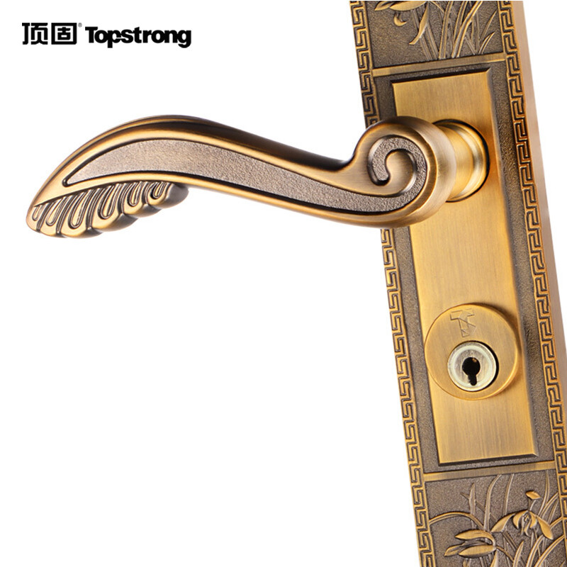 顶固 中式仿古室内门锁 兰 顶固(topstrong)锁具【价格 图片 品牌
