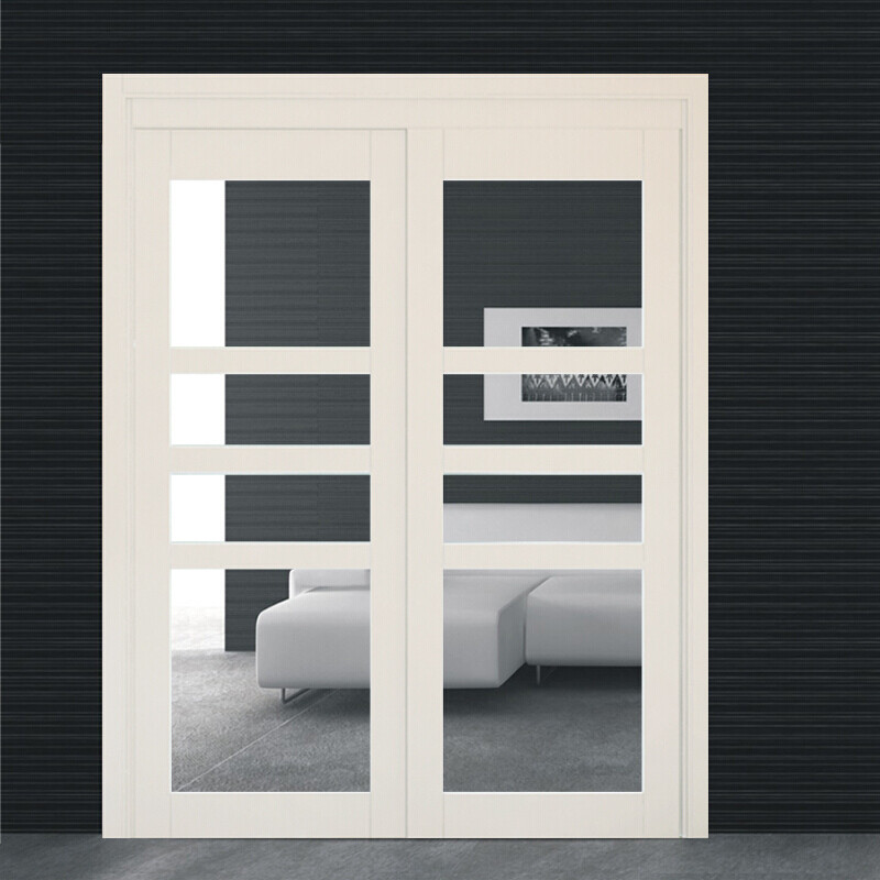 塞纳春天 推拉门阳台厨房玻璃推拉门卫生间隔断门实木复合烤漆178