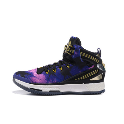 阿迪达斯罗斯6代男子篮球鞋adidas rose 6猴年版黑白圣诞高帮战靴