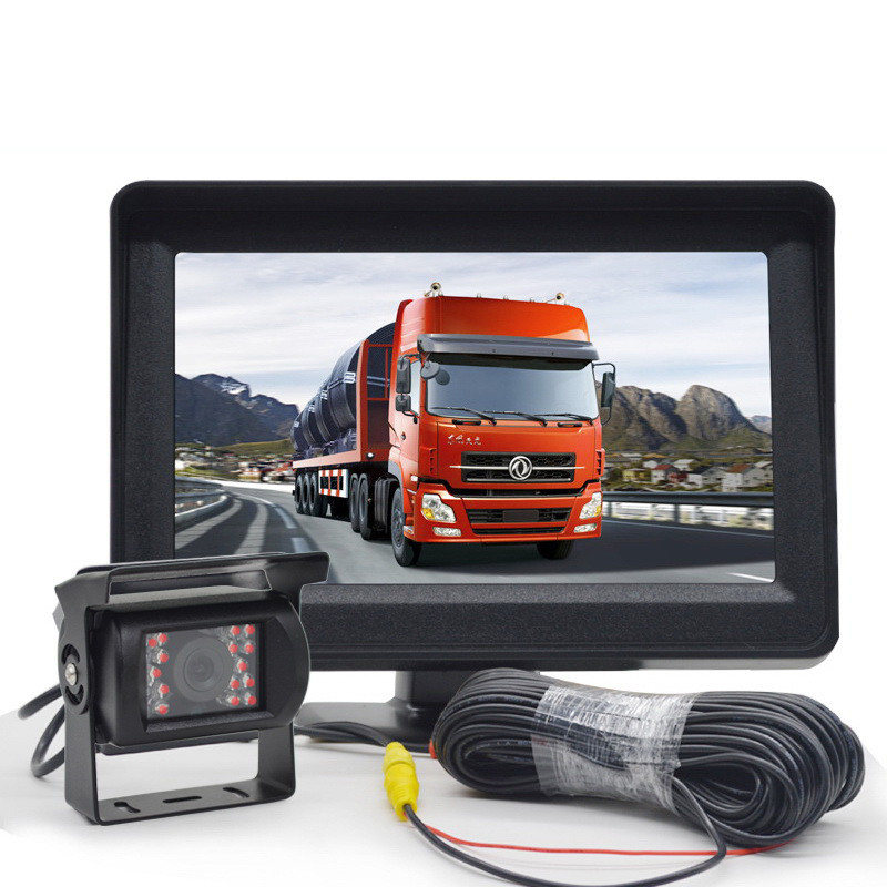 二狼神货车倒车影像24v客车货车影像收割机影像可配可视倒车雷达