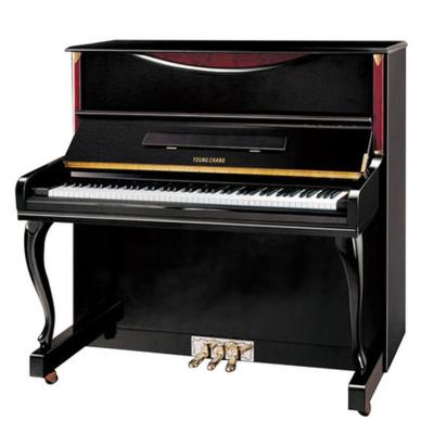 英昌立式钢琴YW121FSD BP 北美产软质枫木键盘 优质德国琴弦