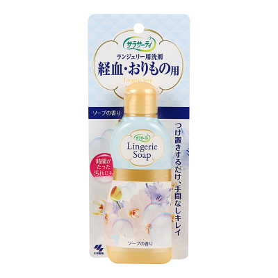 KOBAYASHI小林制药 女性贴身内衣内裤无味专用洗护清洗剂洗衣液 120ml 生理期姨妈血处理专用