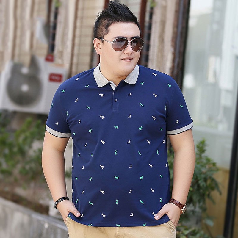 200斤 胖子男夏装短袖T恤加肥加大码男士胖人