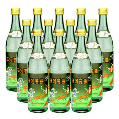 洋河普曲45度475ml*12瓶整箱装光瓶酒浓香型白酒