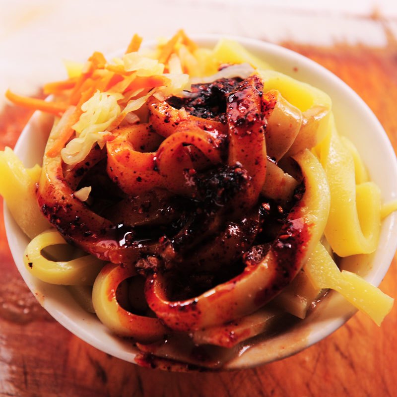 【中华特色】天水馆 金慧球 面皮小吃 280g 真空包装 传统手艺面皮 黄